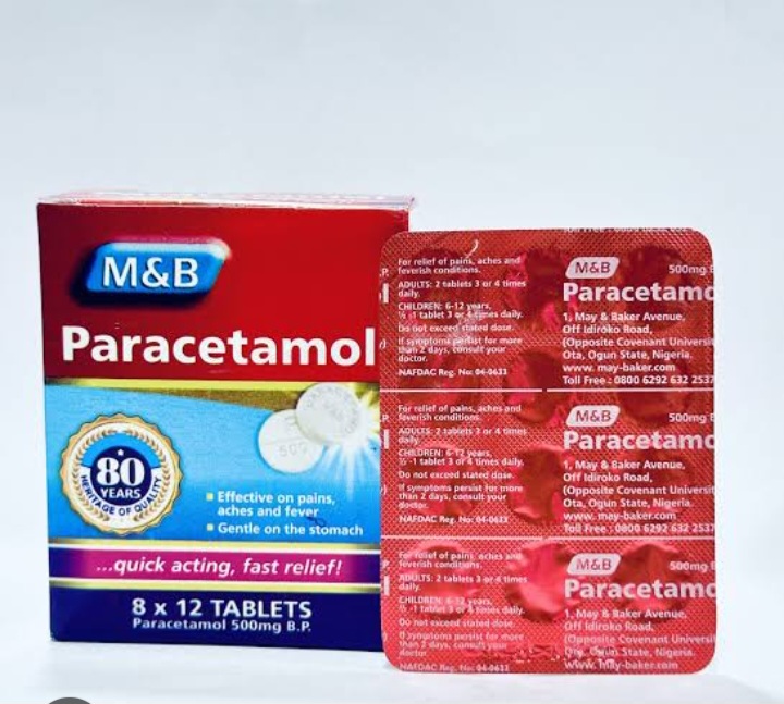 M&B PARACETAMOL 500MG