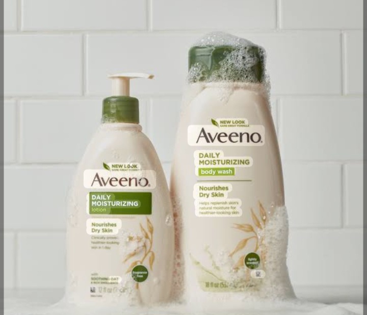 AVEENO DAILY MOISTURISING BODY LOTION AND BATHE
