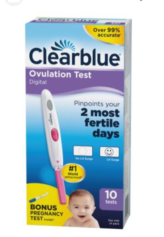CLEAR BLUE DIGITAL OVULATION 10 TEST