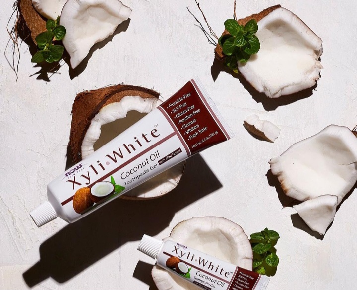 now foods solutions xyliwhite toothpaste gel coconut
