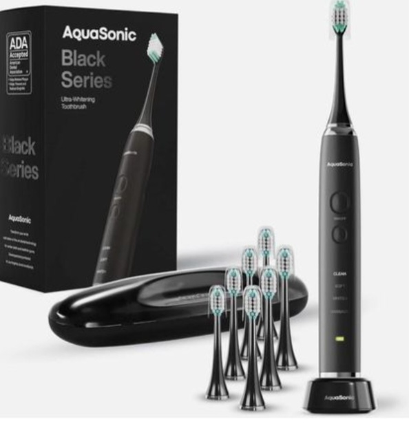 aquasonic black series ultra whitening toothbrush