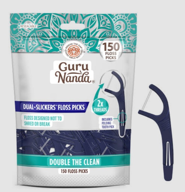 Guru nanda dual slickers floss picks